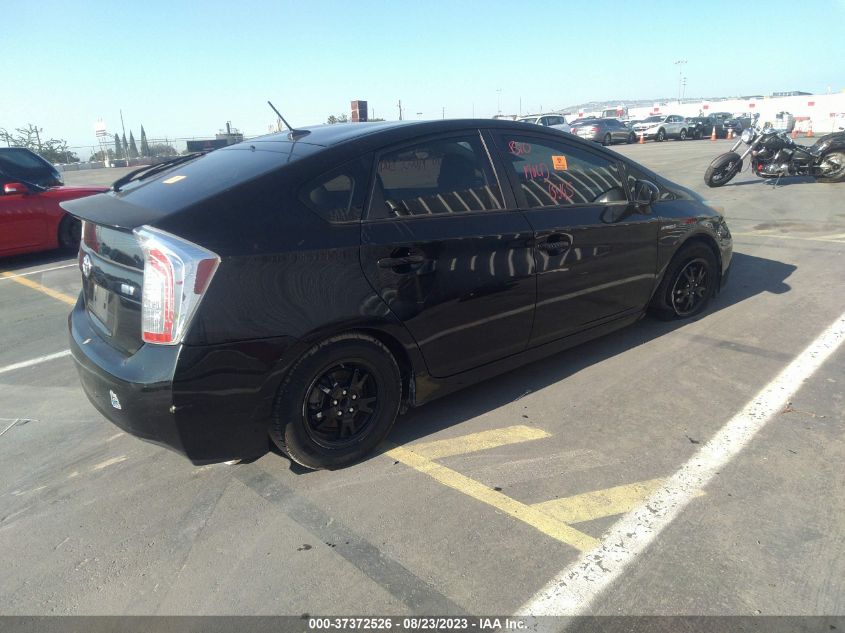 2013 TOYOTA PRIUS ONE/TWO/THREE/FOUR/FIVE - JTDKN3DU8D5544313