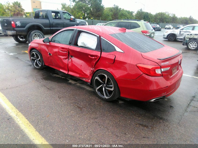 2020 HONDA ACCORD SEDAN SPORT - 1HGCV1F33LA060893