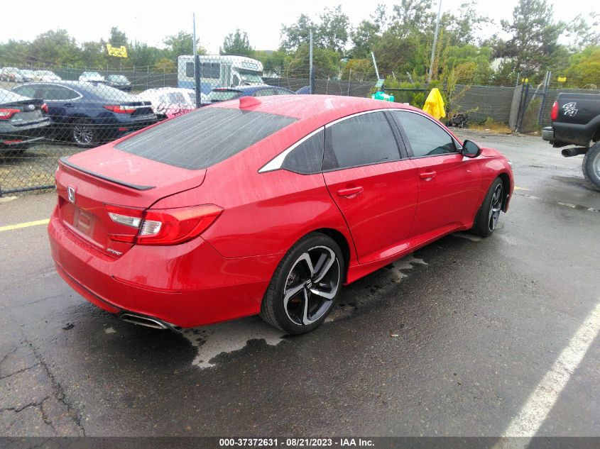2020 HONDA ACCORD SEDAN SPORT - 1HGCV1F33LA060893