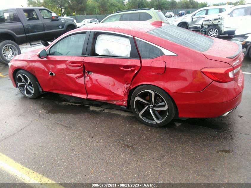 2020 HONDA ACCORD SEDAN SPORT - 1HGCV1F33LA060893
