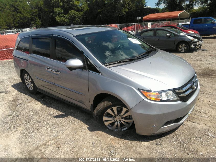 2017 HONDA ODYSSEY EX-L - 5FNRL5H66HB025678