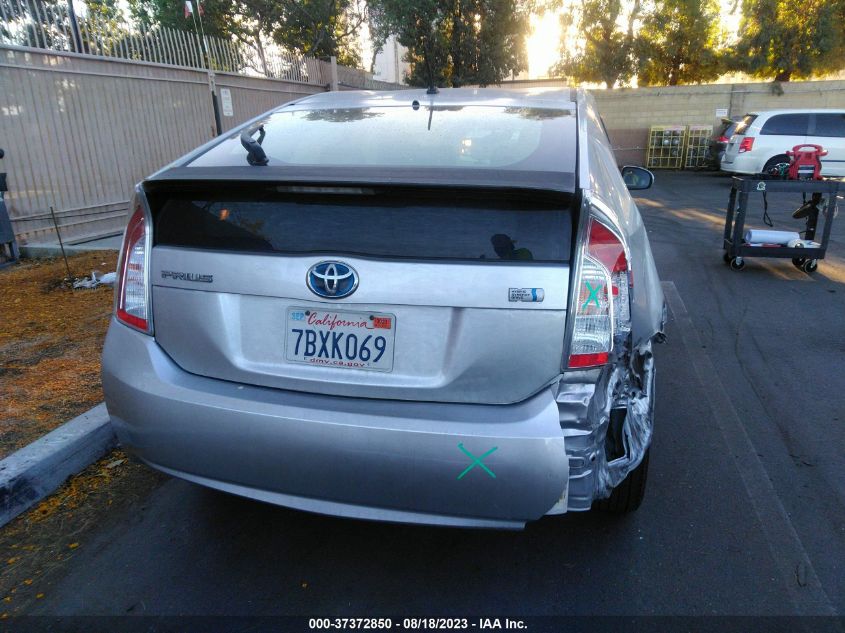 2013 TOYOTA PRIUS ONE/TWO/THREE/FOUR/FIVE - JTDKN3DUXD5688056