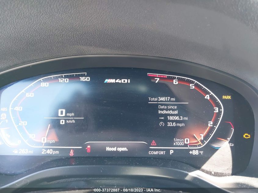 VIN 5UXTY9C03L9B12363 2020 BMW X3 M40I