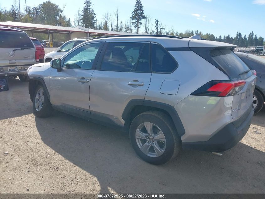 2022 TOYOTA RAV4 HYBRID XLE - 4T3RWRFVXNU054812