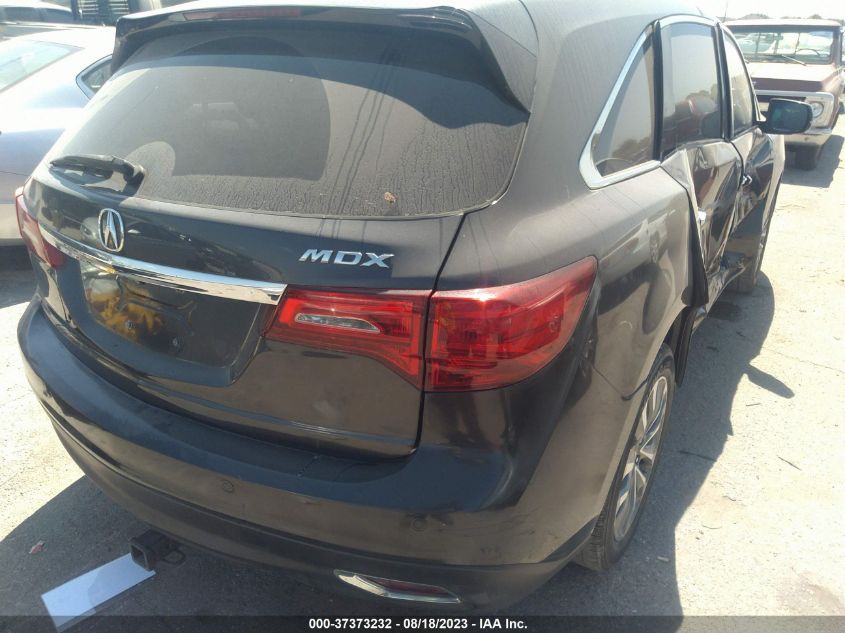 2014 ACURA MDX TECH/ENTERTAINMENT PKG - 5FRYD3H66EB006460