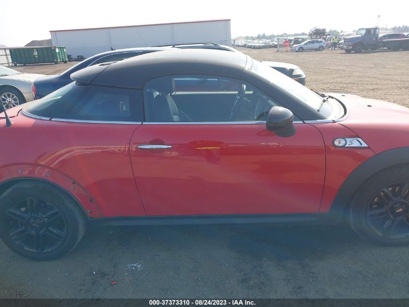 2014 MINI COUPE COOPER S - WMWSX3C53ET772900