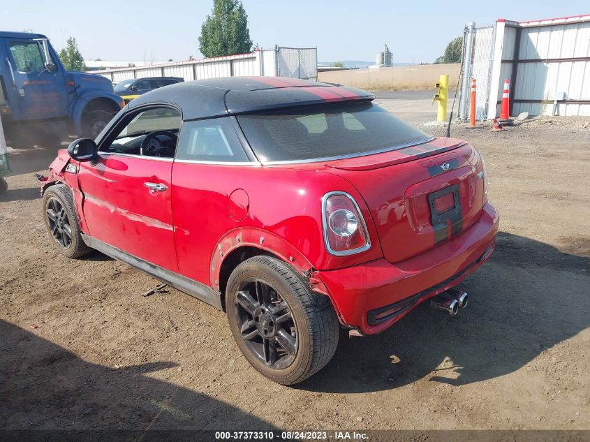 2014 MINI COUPE COOPER S - WMWSX3C53ET772900
