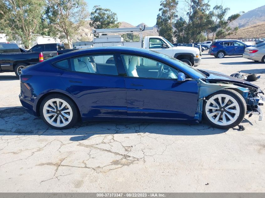 2022 TESLA MODEL 3 LONG RANGE - 5YJ3E1EB1NF338899