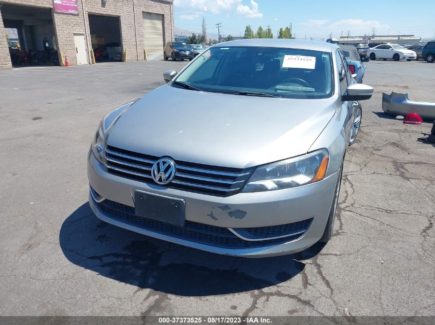 2013 VOLKSWAGEN PASSAT S - 1VWAP7A36DC042434