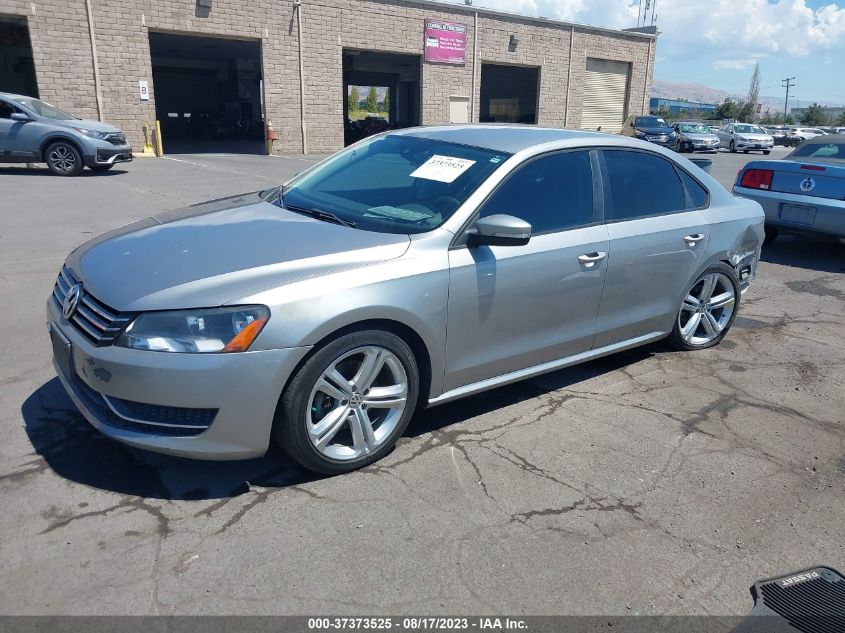 2013 VOLKSWAGEN PASSAT S - 1VWAP7A36DC042434
