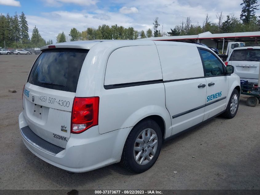 2014 RAM CARGO VAN TRADESMAN 2C4JRGAG5ER221718