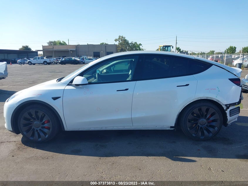 VIN 7SAYGDEF8NF490573 2022 TESLA MODEL Y PERFORMANCE