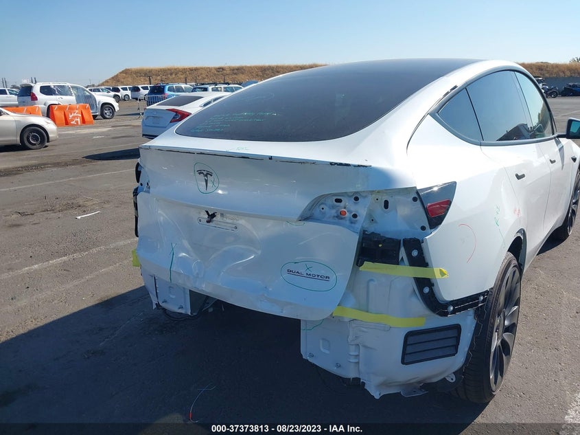 VIN 7SAYGDEF8NF490573 2022 TESLA MODEL Y PERFORMANCE