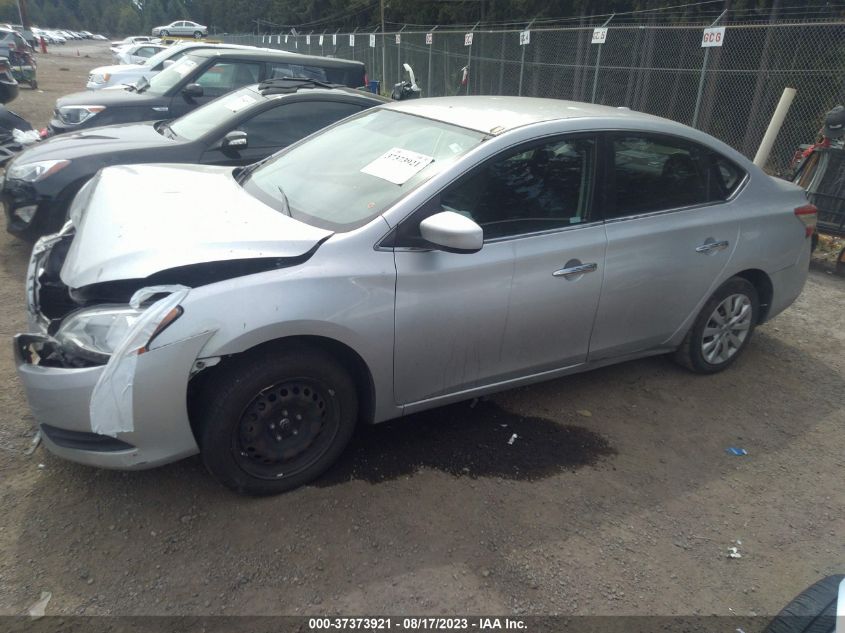 2015 NISSAN SENTRA SR/SL/S/SV/FE+ S - 3N1AB7AP7FL655211