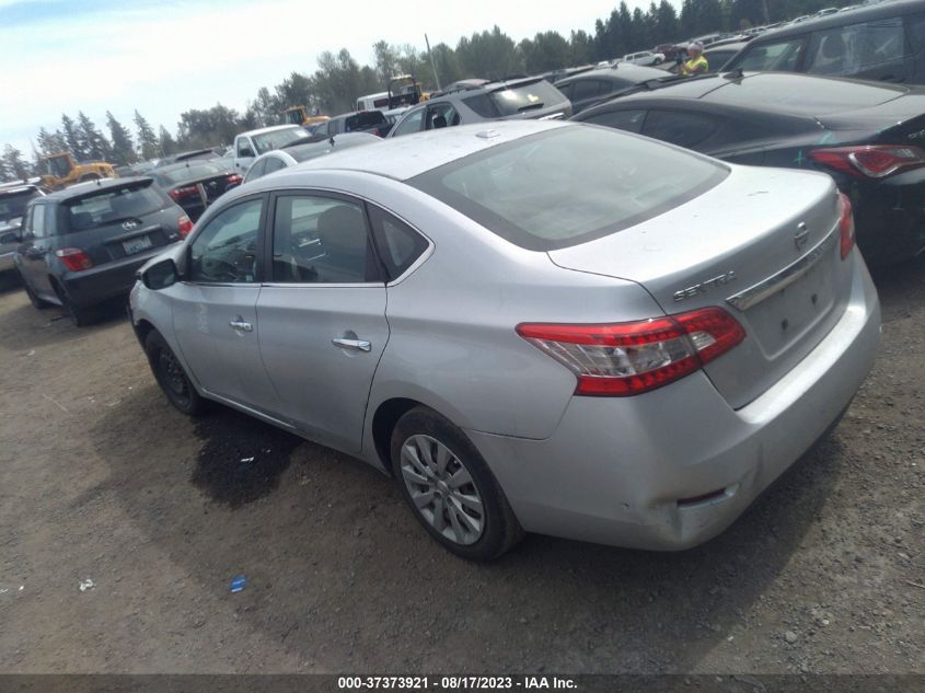 2015 NISSAN SENTRA SR/SL/S/SV/FE+ S - 3N1AB7AP7FL655211