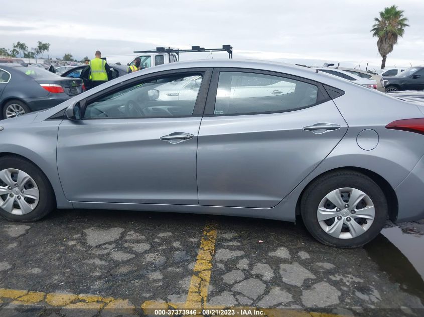 2016 HYUNDAI ELANTRA SE - 5NPDH4AE9GH685575