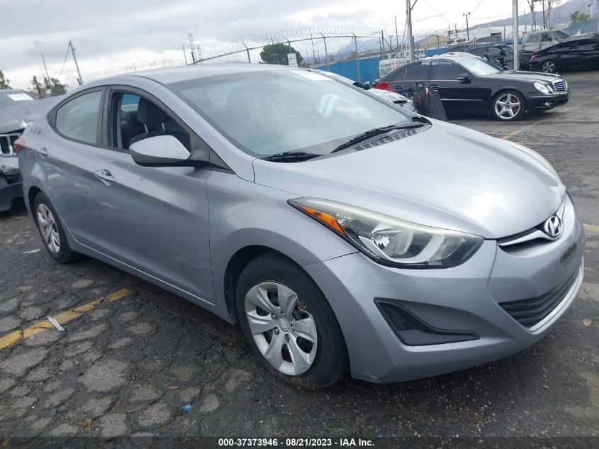 2016 HYUNDAI ELANTRA SE - 5NPDH4AE9GH685575