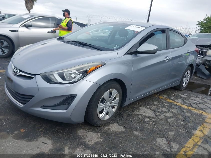 2016 HYUNDAI ELANTRA SE - 5NPDH4AE9GH685575