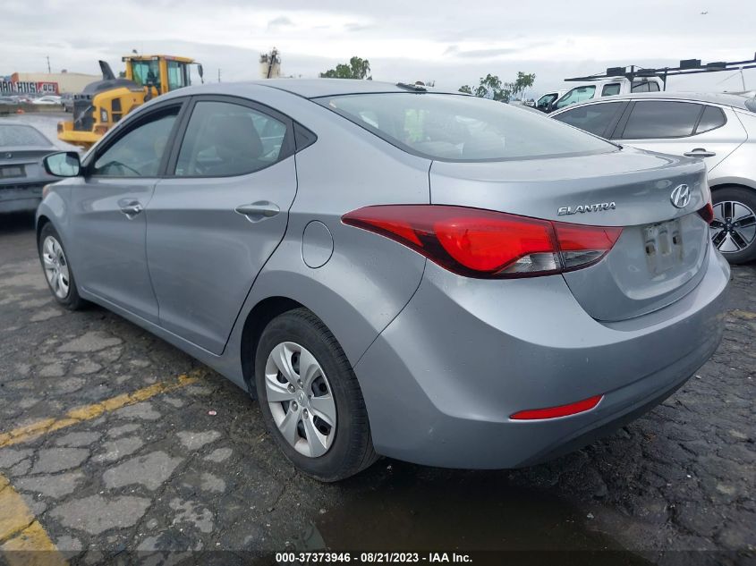 2016 HYUNDAI ELANTRA SE - 5NPDH4AE9GH685575