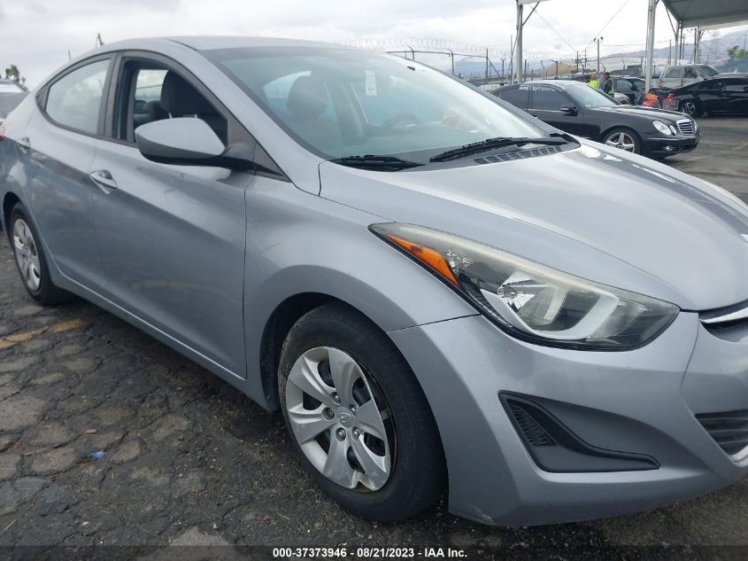 2016 HYUNDAI ELANTRA SE - 5NPDH4AE9GH685575