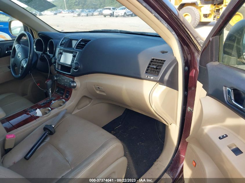 2013 TOYOTA HIGHLANDER HYBRID LIMITED JTEDC3EH7D2013360