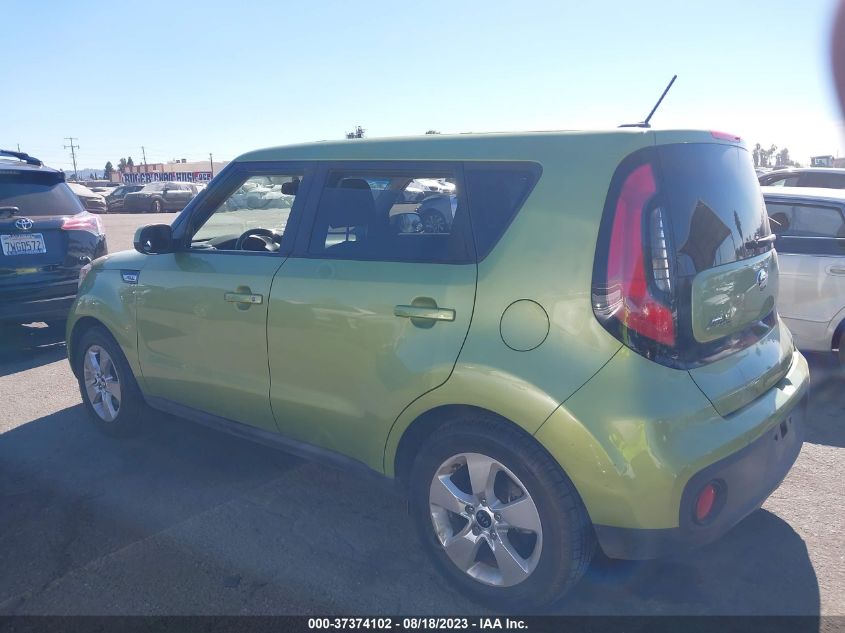 2019 KIA SOUL BASE - KNDJN2A22K7916707