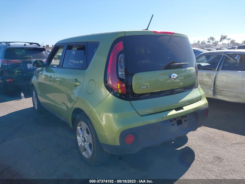2019 KIA SOUL BASE - KNDJN2A22K7916707