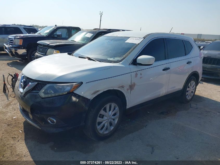 2016 NISSAN ROGUE S/SL/SV - 5N1AT2MT3GC801263