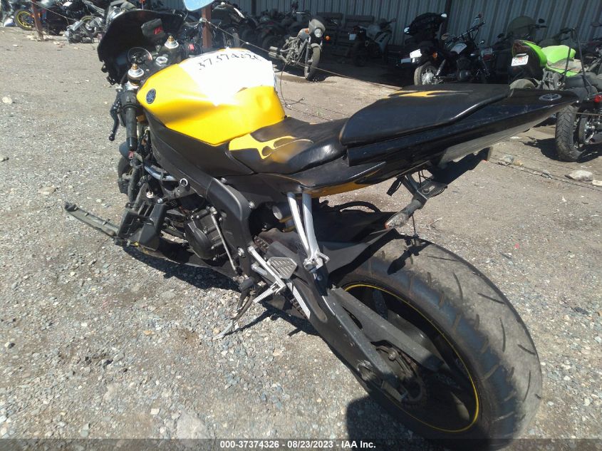2008 YAMAHA YZFR6 JYARJ16E88A002285