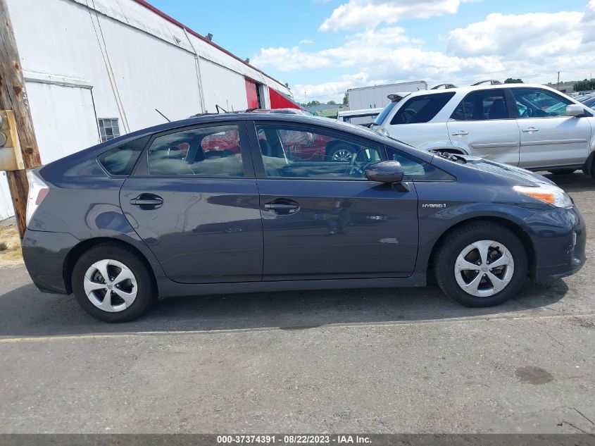 2013 TOYOTA PRIUS ONE/TWO/THREE/FOUR/FIVE - JTDKN3DU6D5617212