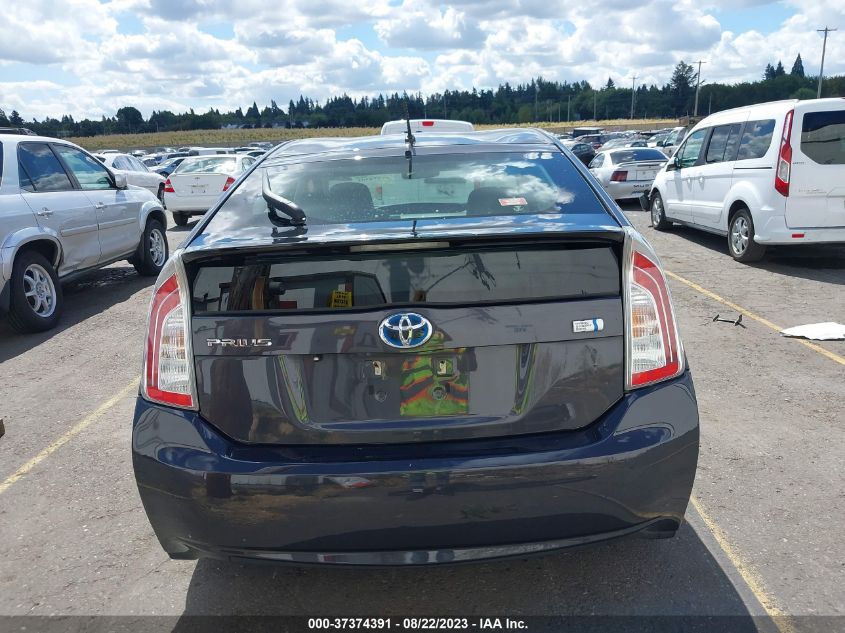 2013 TOYOTA PRIUS ONE/TWO/THREE/FOUR/FIVE - JTDKN3DU6D5617212