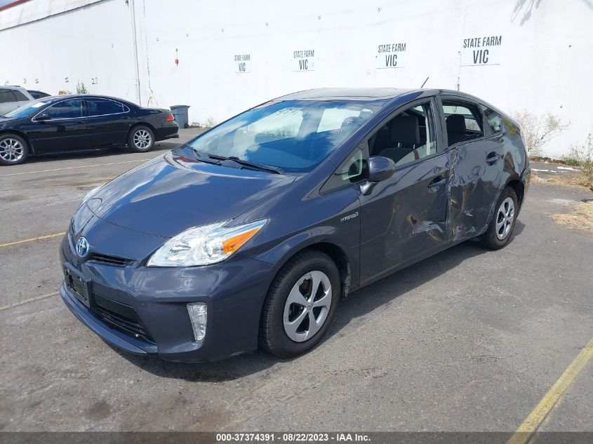 2013 TOYOTA PRIUS ONE/TWO/THREE/FOUR/FIVE - JTDKN3DU6D5617212