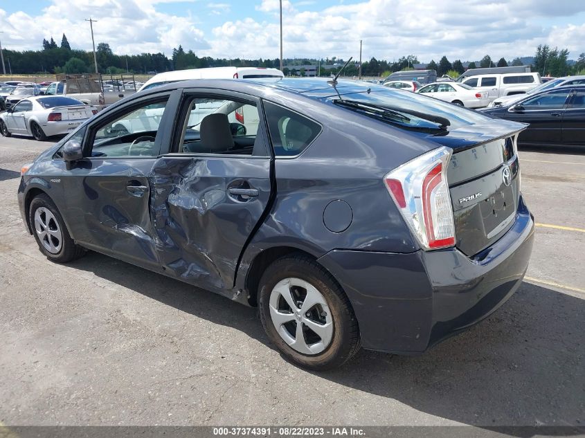 2013 TOYOTA PRIUS ONE/TWO/THREE/FOUR/FIVE - JTDKN3DU6D5617212