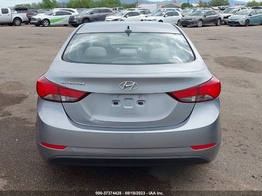 2016 HYUNDAI ELANTRA SE - 5NPDH4AE1GH726684