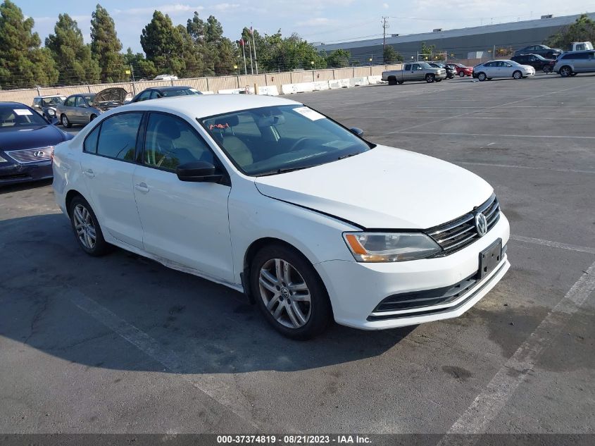 2015 VOLKSWAGEN JETTA SEDAN 2.0L S W/TECHNOLOGY - 3VW2K7AJ1FM201623