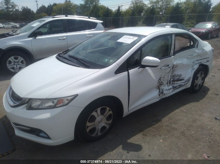 2015 HONDA CIVIC HYBRID - 19XFB4F25FE002315
