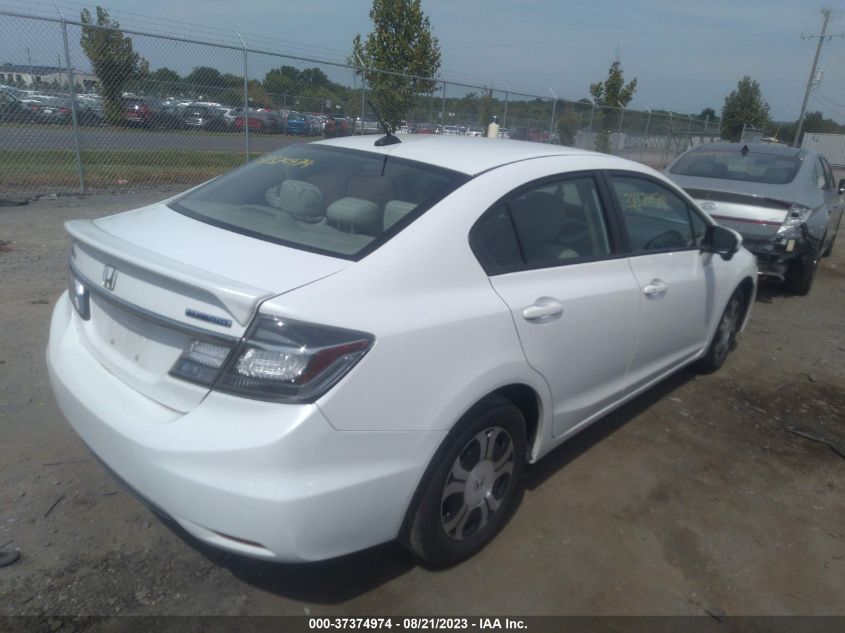 2015 HONDA CIVIC HYBRID - 19XFB4F25FE002315