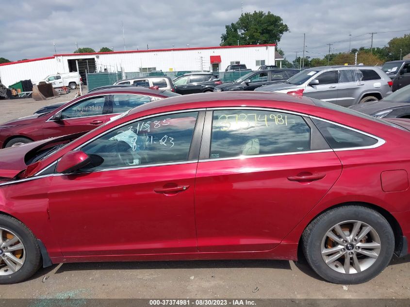 2015 HYUNDAI SONATA 2.4L SE - 5NPE24AF6FH179618