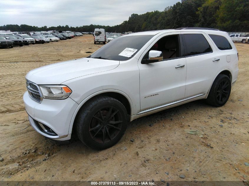 2016 DODGE DURANGO CITADEL - 1C4SDHET1GC300413