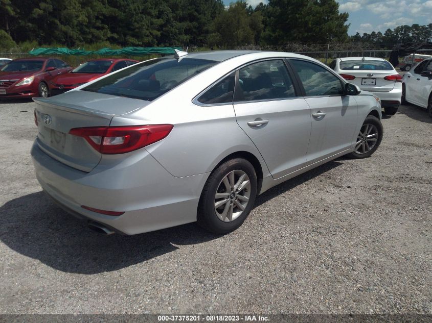 2017 HYUNDAI SONATA 2.4L - 5NPE24AF9HH484999