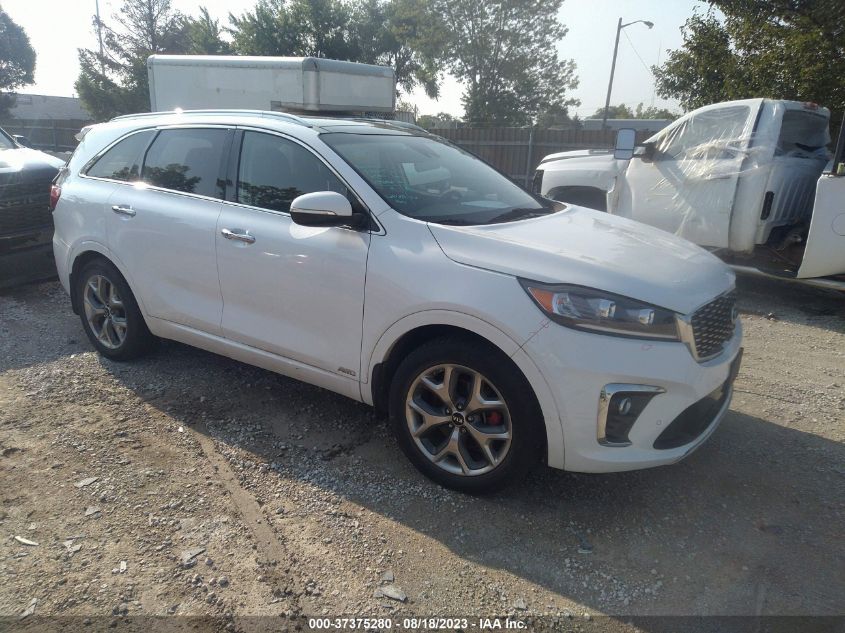 5XYPKDA51KG528377 KIA SORENTO SX V6 2019