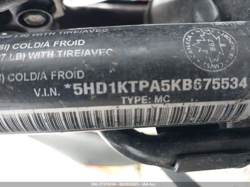 2019 HARLEY-DAVIDSON FLTRXS - 5HD1KTPA5KB675534