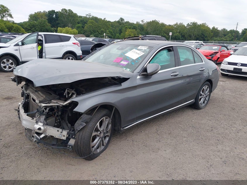 VIN 55SWF4KB6HU186623 2017 MERCEDES-BENZ C-CLASS C 300