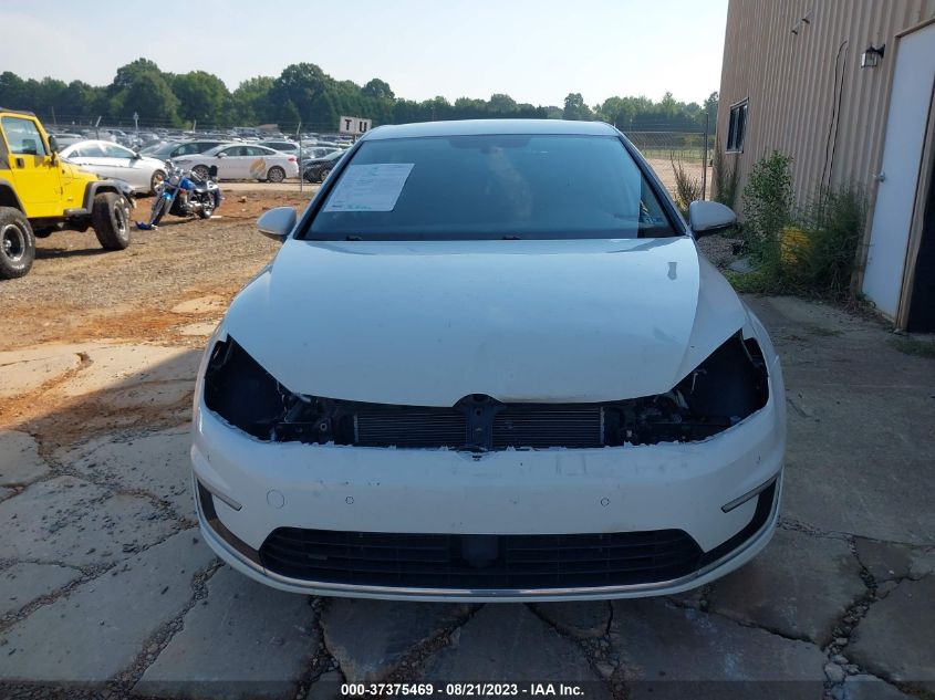 2016 VOLKSWAGEN E-GOLF SEL PREMIUM - WVWPP7AUXGW916891