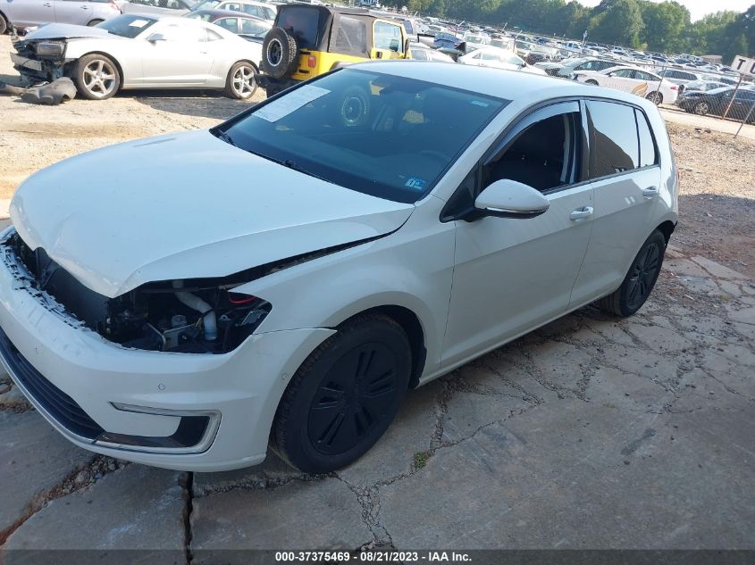 2016 VOLKSWAGEN E-GOLF SEL PREMIUM - WVWPP7AUXGW916891