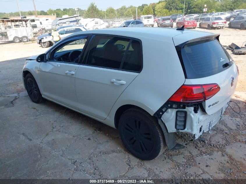 2016 VOLKSWAGEN E-GOLF SEL PREMIUM - WVWPP7AUXGW916891