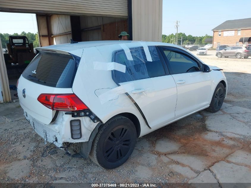 2016 VOLKSWAGEN E-GOLF SEL PREMIUM - WVWPP7AUXGW916891