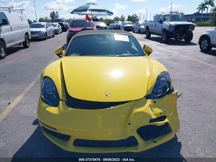 2017 PORSCHE 718 BOXSTER WP0CA2A88HS221145
