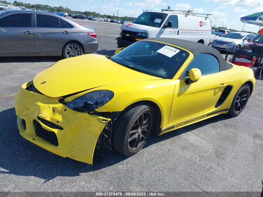 2017 PORSCHE 718 BOXSTER WP0CA2A88HS221145