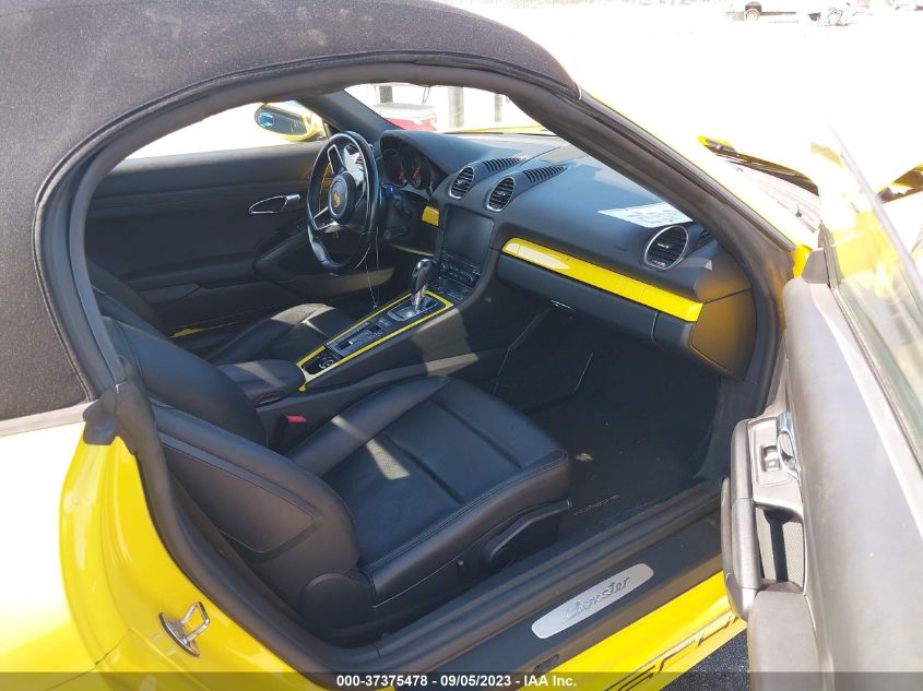2017 PORSCHE 718 BOXSTER WP0CA2A88HS221145